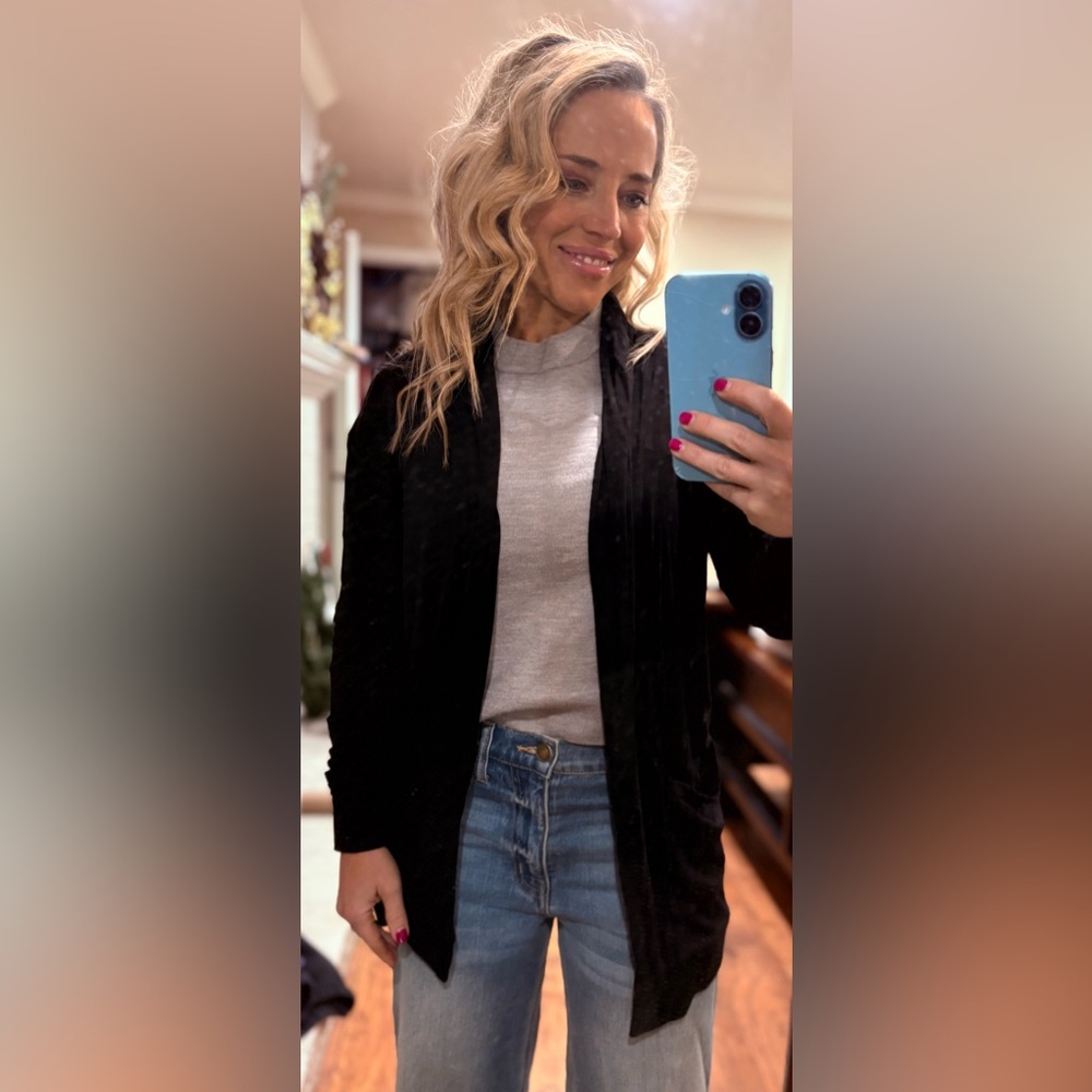 Threads 4 Thought Classic Black Cardigan